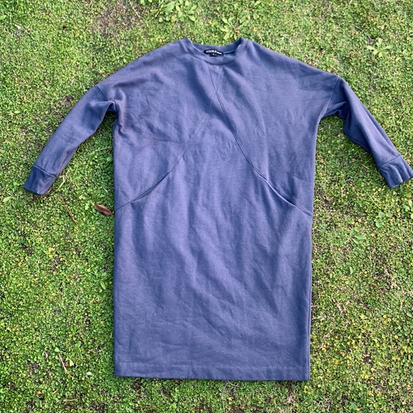 Solika Comfy Teal Nora Sweatshirt Dress - Picture 2 of 7